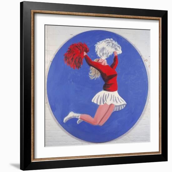 Cheerleader Tondo, 2001-Joe Heaps Nelson-Framed Giclee Print