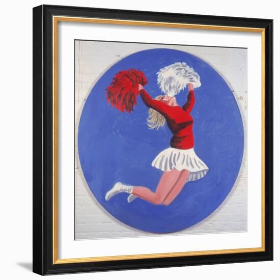 Cheerleader Tondo, 2001-Joe Heaps Nelson-Framed Giclee Print