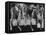 Cheerleaders at Sharon Springs Basketball Game-George Silk-Framed Premier Image Canvas