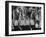 Cheerleaders at Sharon Springs Basketball Game-George Silk-Framed Photographic Print