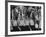 Cheerleaders at Sharon Springs Basketball Game-George Silk-Framed Photographic Print