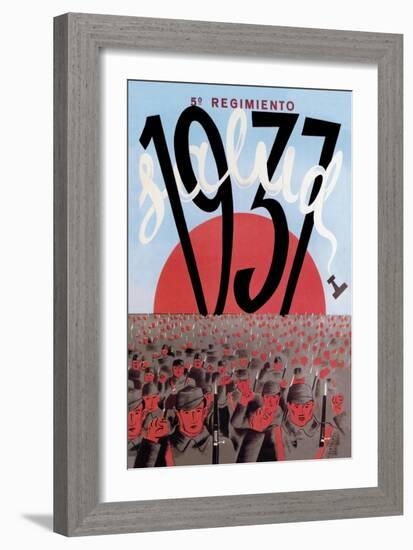 Cheers for the 5th Regiment-Garay-Framed Art Print