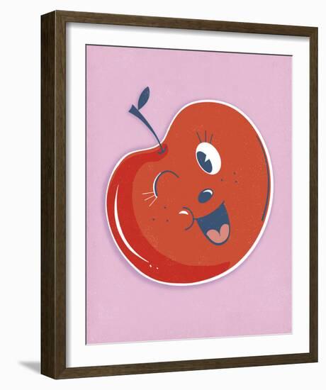 Cheery Cherry-Clara Wells-Framed Giclee Print