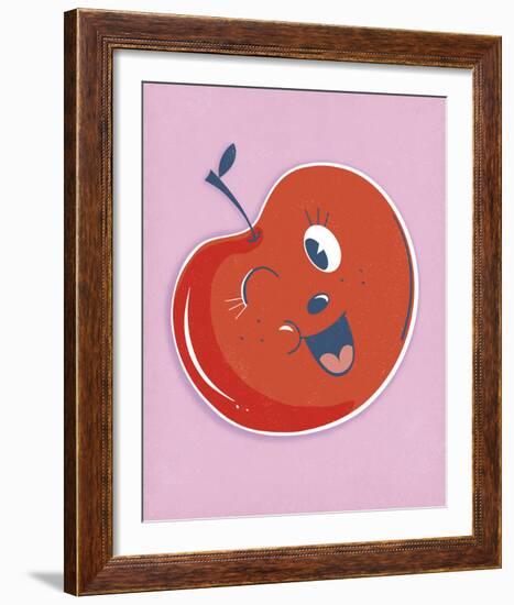 Cheery Cherry-Clara Wells-Framed Giclee Print