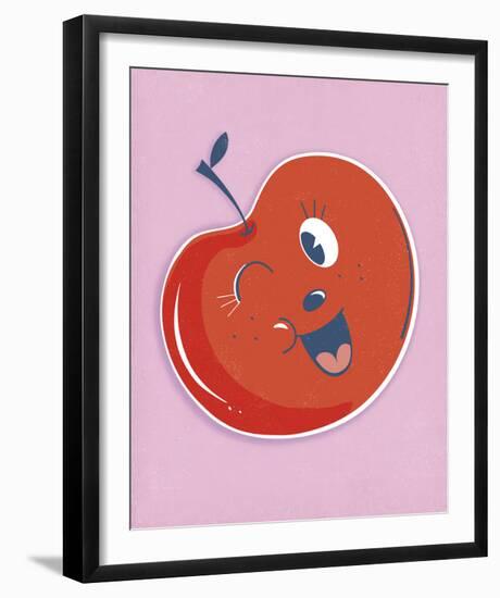 Cheery Cherry-Clara Wells-Framed Giclee Print