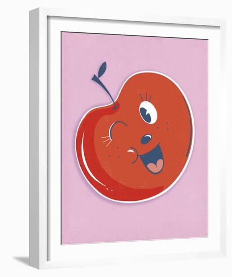 Cheery Cherry-Clara Wells-Framed Giclee Print