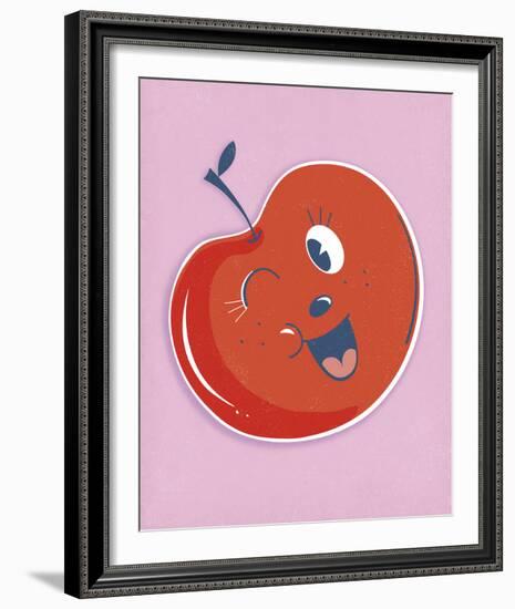 Cheery Cherry-Clara Wells-Framed Giclee Print