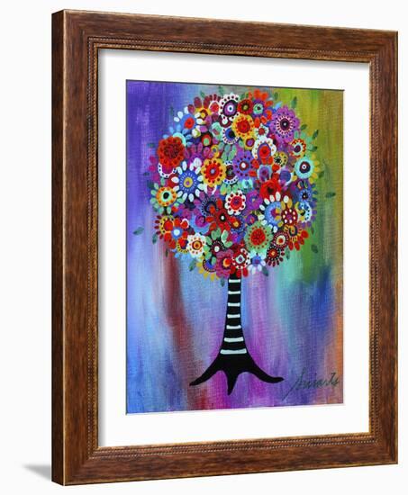 Cheery Tree Of Life-Prisarts-Framed Giclee Print