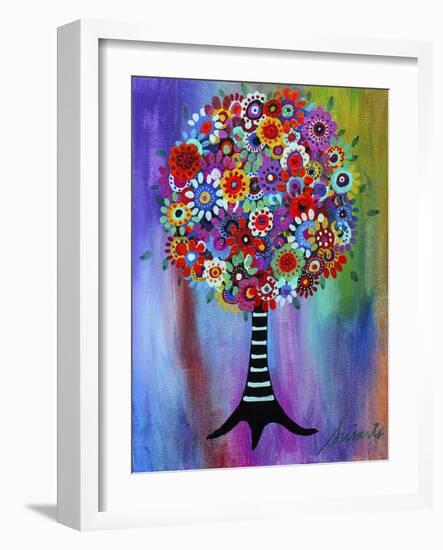 Cheery Tree Of Life-Prisarts-Framed Giclee Print