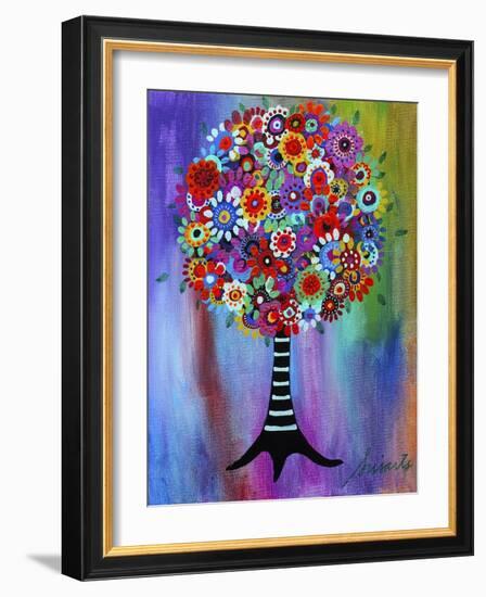 Cheery Tree Of Life-Prisarts-Framed Giclee Print