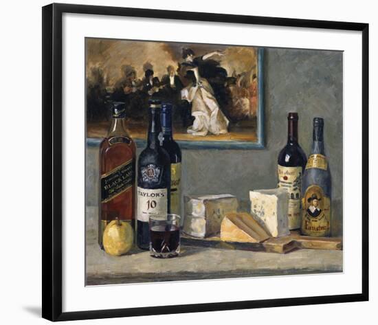 Cheese and Wine-Valeriy Chuikov-Framed Premium Giclee Print