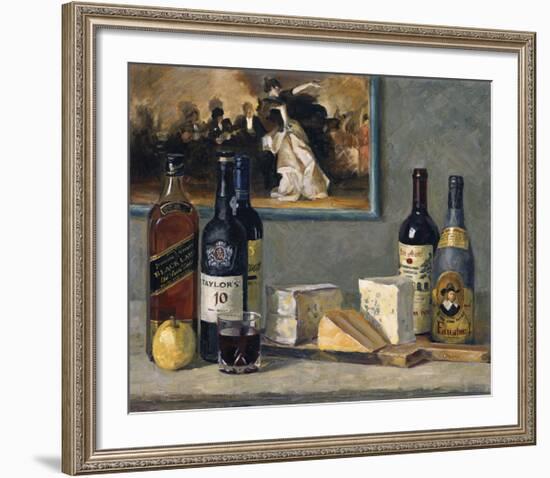 Cheese and Wine-Valeriy Chuikov-Framed Premium Giclee Print