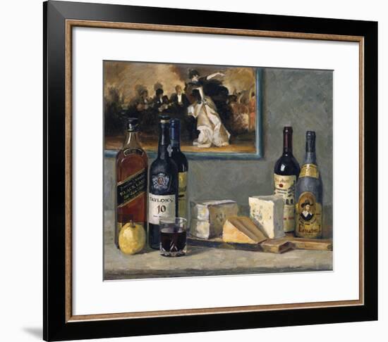 Cheese and Wine-Valeriy Chuikov-Framed Premium Giclee Print