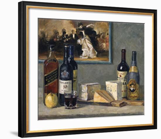 Cheese and Wine-Valeriy Chuikov-Framed Premium Giclee Print
