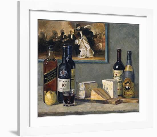 Cheese and Wine-Valeriy Chuikov-Framed Premium Giclee Print