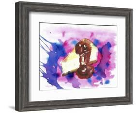 Cheese Cake-Wolf Heart Illustrations-Framed Giclee Print