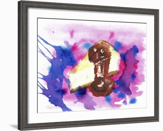 Cheese Cake-Wolf Heart Illustrations-Framed Giclee Print