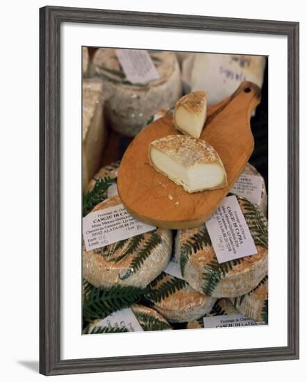 Cheese in the Market, Ajaccio, Corsica, France-Yadid Levy-Framed Photographic Print