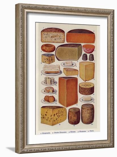 Cheese, Isabella Beeton, UK-null-Framed Premium Giclee Print