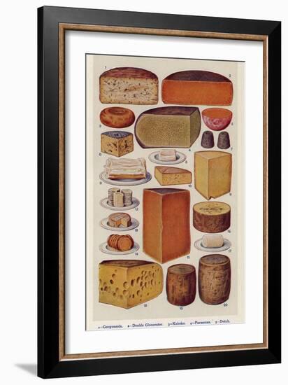 Cheese, Isabella Beeton, UK-null-Framed Premium Giclee Print