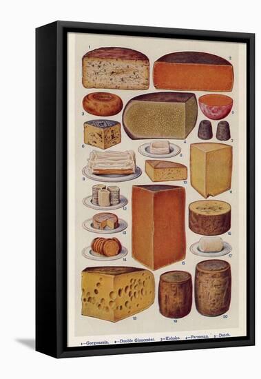 Cheese, Isabella Beeton, UK-null-Framed Premier Image Canvas