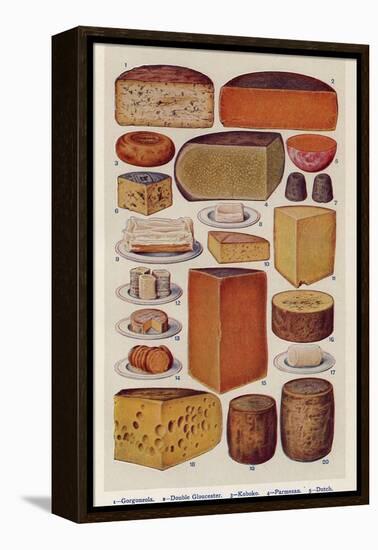 Cheese, Isabella Beeton, UK-null-Framed Premier Image Canvas