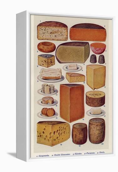 Cheese, Isabella Beeton, UK-null-Framed Premier Image Canvas