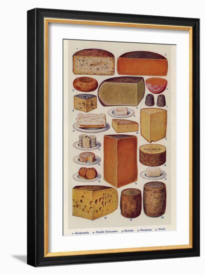 Cheese, Isabella Beeton, UK-null-Framed Giclee Print