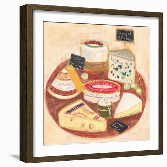 Cheese Plate 1-Maret Hensick-Framed Art Print