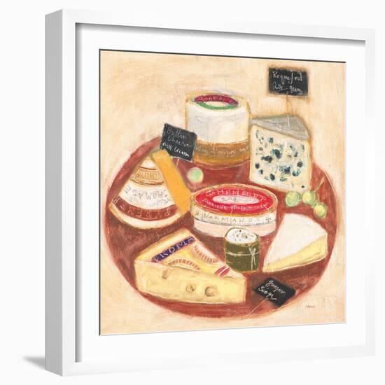 Cheese Plate 1-Maret Hensick-Framed Art Print