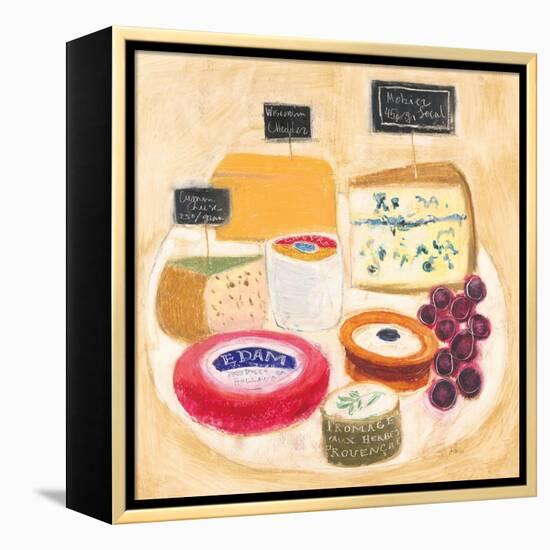 Cheese Plate 2-Maret Hensick-Framed Stretched Canvas