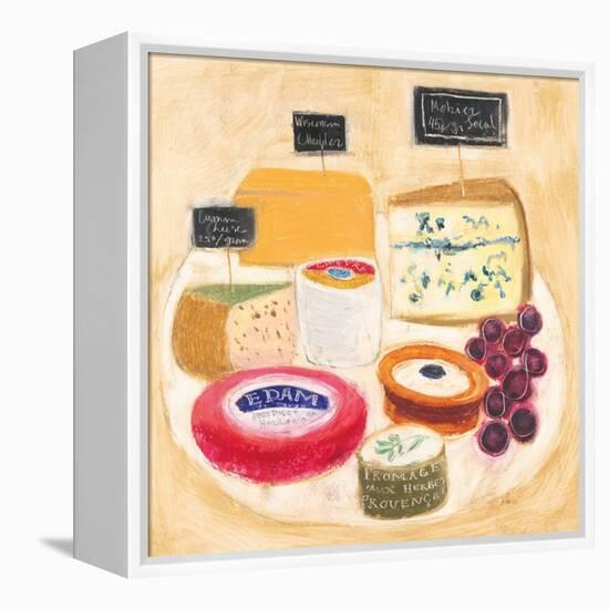 Cheese Plate 2-Maret Hensick-Framed Stretched Canvas