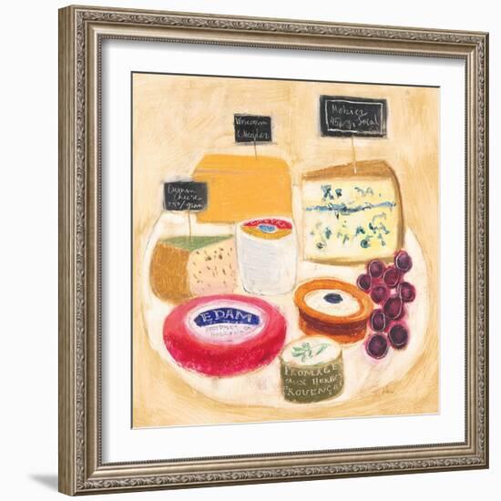 Cheese Plate 2-Maret Hensick-Framed Art Print