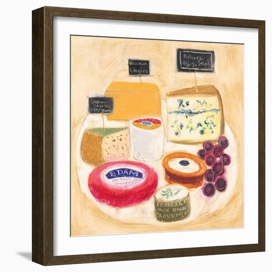 Cheese Plate 2-Maret Hensick-Framed Art Print