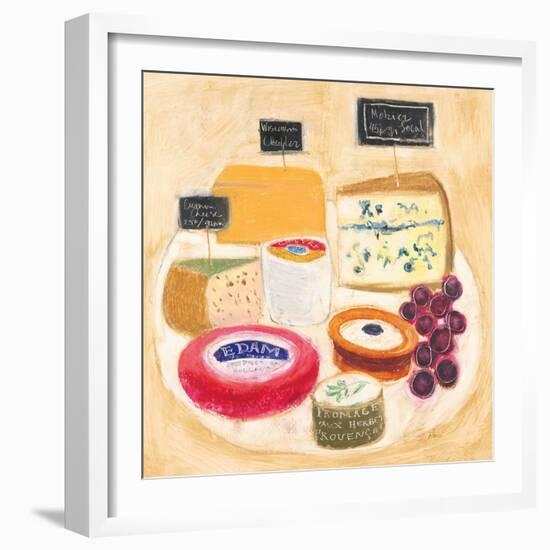 Cheese Plate 2-Maret Hensick-Framed Art Print