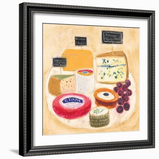 Cheese Plate 2-Maret Hensick-Framed Art Print