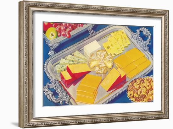 Cheese Plate-null-Framed Art Print