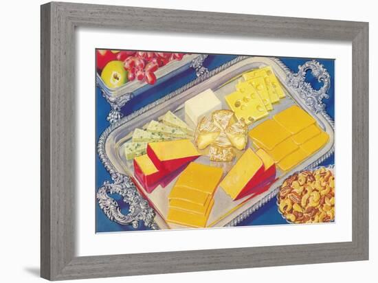 Cheese Plate-null-Framed Art Print