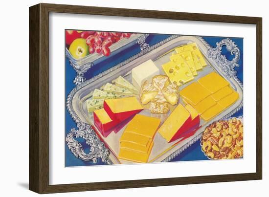 Cheese Plate-null-Framed Art Print