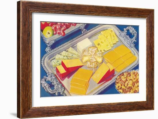 Cheese Plate-null-Framed Art Print