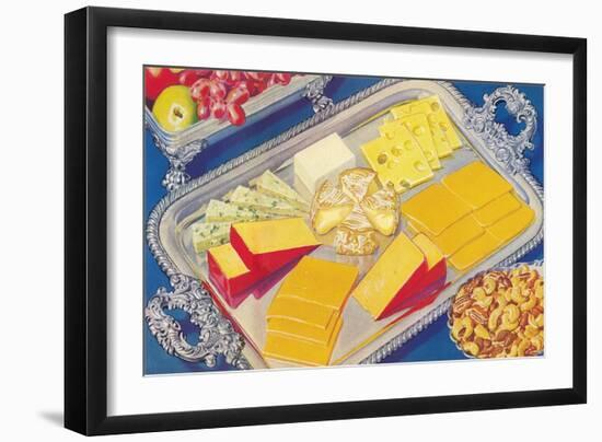 Cheese Plate-null-Framed Art Print