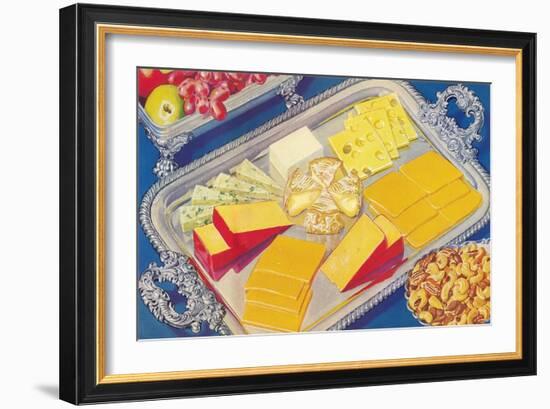Cheese Plate-null-Framed Art Print