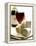 Cheese Still Life with Red Wine-Alena Hrbkova-Framed Premier Image Canvas