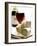 Cheese Still Life with Red Wine-Alena Hrbkova-Framed Photographic Print