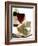 Cheese Still Life with Red Wine-Alena Hrbkova-Framed Photographic Print