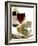 Cheese Still Life with Red Wine-Alena Hrbkova-Framed Photographic Print