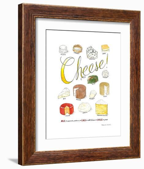 Cheese-Marcella Kriebel-Framed Art Print