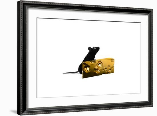 Cheese-Alex Cherry-Framed Art Print