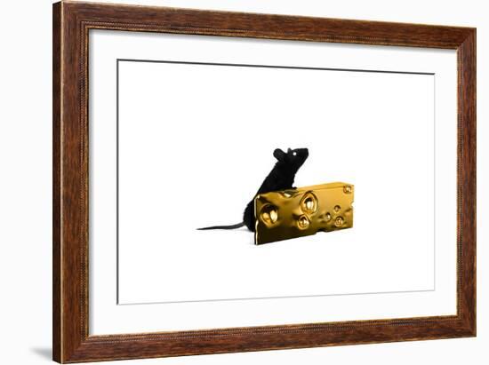 Cheese-Alex Cherry-Framed Art Print