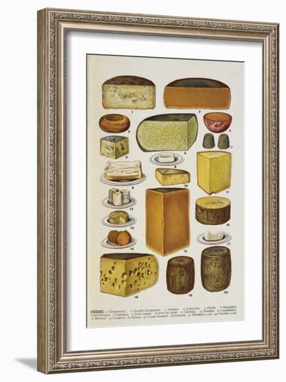 Cheese-Isabella Beeton-Framed Giclee Print